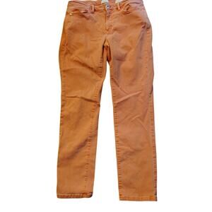 J.Jill Authentic Fit Slim Ankle Jeans Size 6 Peach